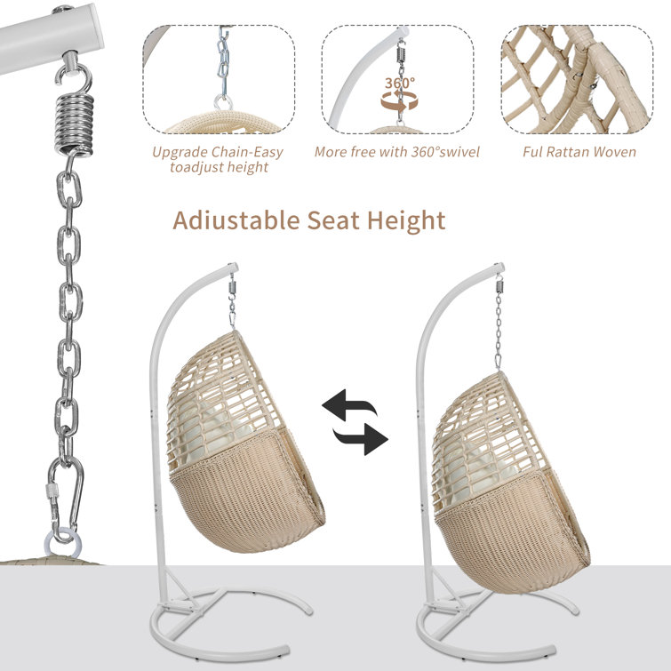 Swing chair discount with stand ikea